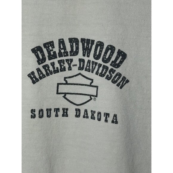 Harley-Davidson H-D LS Sturgis Eagle Tee T-Shirt Deadwood SD South Dakota 2008 - Picture 4 of 9